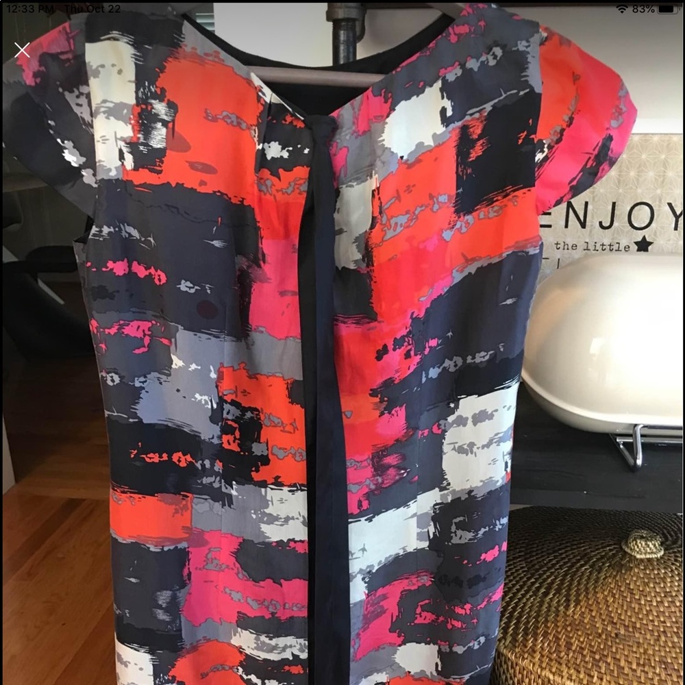 Monsoon Silk dress with belt,  S
